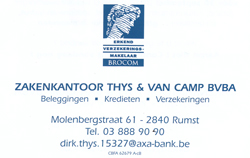 Zakenkantoor Thys & Van Camp BVBA